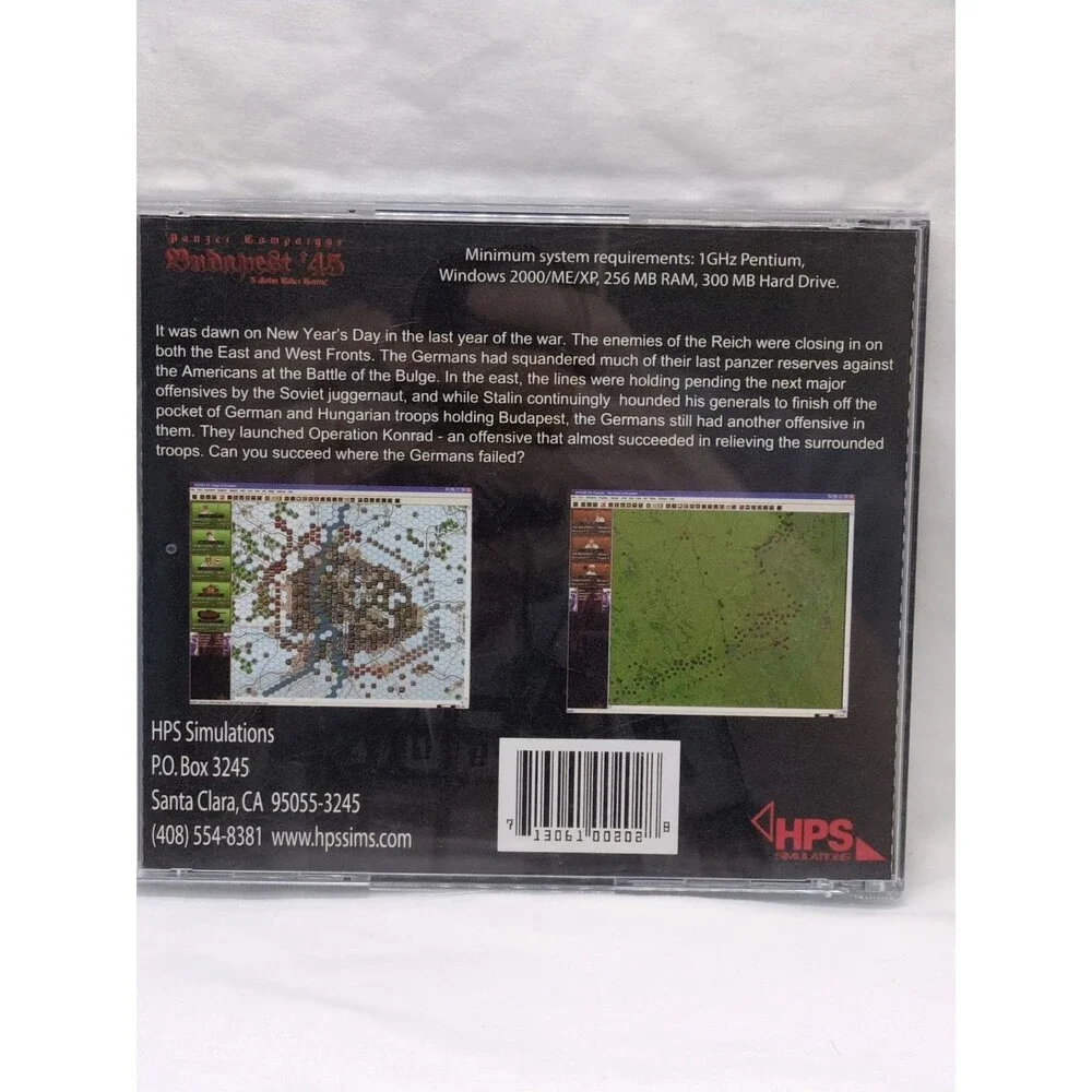 Panzer Campaigns Budapest '45 HPS John Tiller PC Video Game
